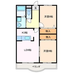 長太ノ浦駅 徒歩8分 3階の物件間取画像